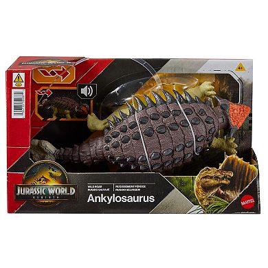 Mattel Jurassic World Rebirth Ankylosaurus Dinosaur Toy