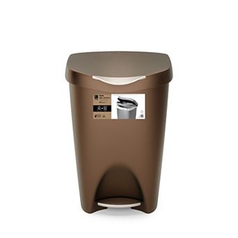 Umbra Brim Step Can, 13 Gallons