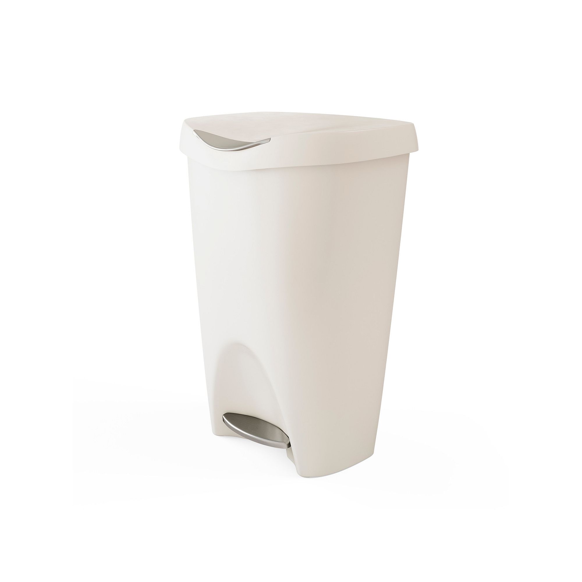 Umbra Brim Step Can, 13 Gallons, Brown