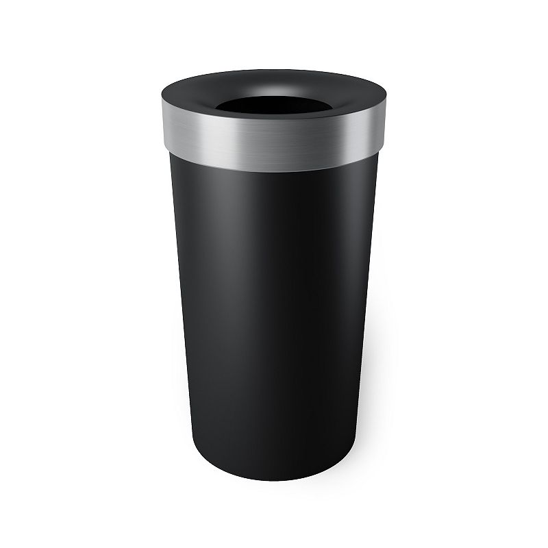 Umbra Vento Can, 16.5 Gallons, Black Nickel