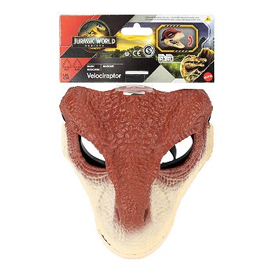 Mattel Jurassic World Rebirth Raptor Dinosaur Mask