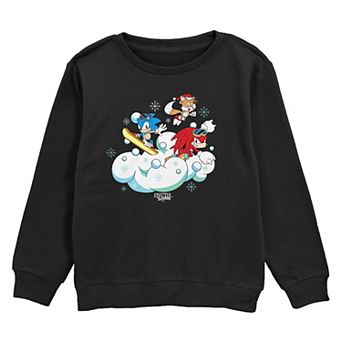 Boys 8-20 Sonic The Hedgehog Winter Games Crew Fleece Sweatshirt