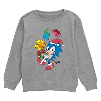 Boys 8-20 Sonic The Hedgehog Juggling Presents Fleece Sweatshirt