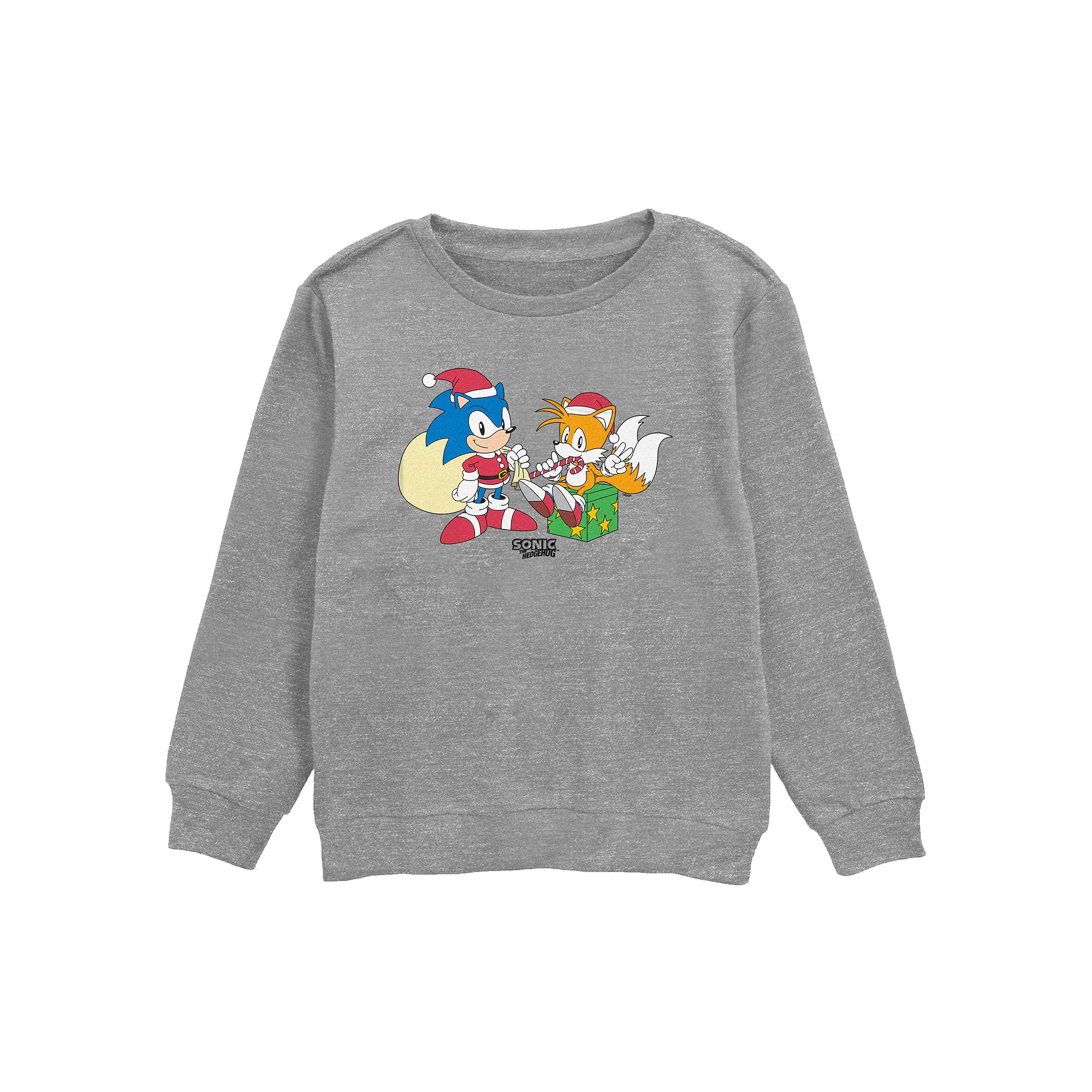 Boys 8-20 Sonic The Hedgehog Santas Helpers Fleece Sweatshirt, Boys, Size