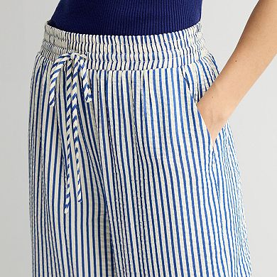 Women's Draper James Striped Long Bottoms
