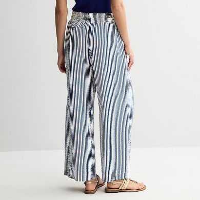 Women's Draper James Striped Long Bottoms