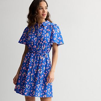 Women's Draper James Short Sleeve Shirt Dress