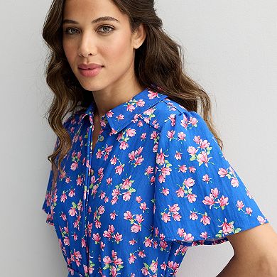 Women's Draper James Short Sleeve Shirt Dress