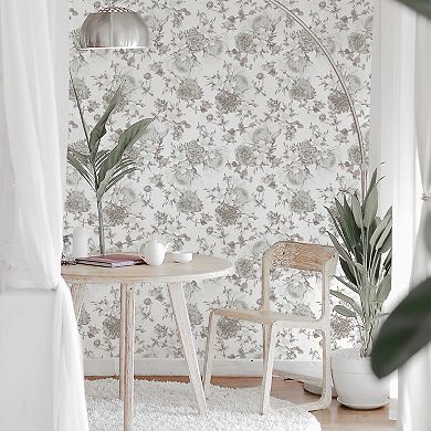 Tempaper Botanical Floral Peel and Stick Wallpaper