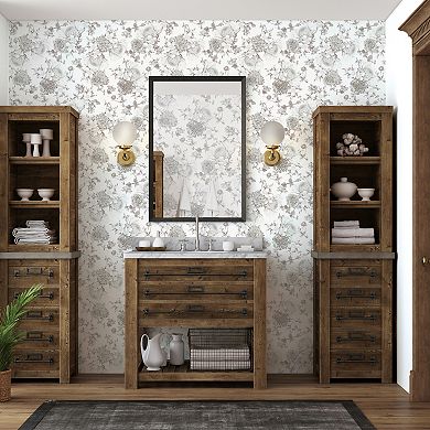 Tempaper Botanical Floral Peel and Stick Wallpaper