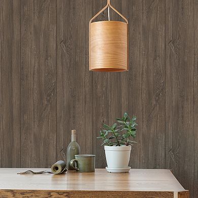 Tempaper Farmhouse Wood Peel and Stick Wallpaper