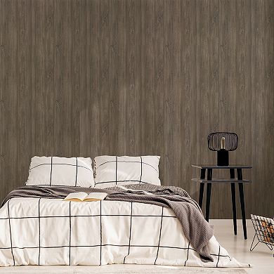 Tempaper Farmhouse Wood Peel and Stick Wallpaper