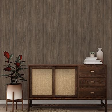 Tempaper Farmhouse Wood Peel and Stick Wallpaper