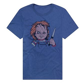 Men's Child's Play Chucky Battle Face Graphic Tee
