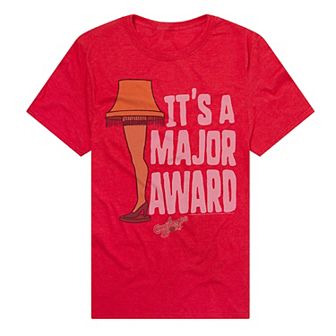 Men's A Christmas Story It's a Major Award Leg Lamp Graphic Tee