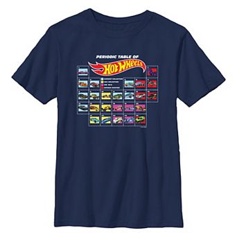 Boys 8-20 Hot Wheels Periodic Table Graphic Tee