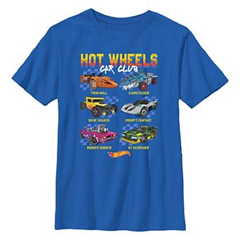 Boys 8-20 Hot Wheels Car Club Graphic Tee