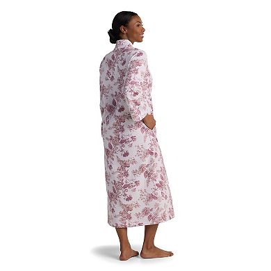 Petite Miss Elaine Essentials Quilt In Knit Long Robe