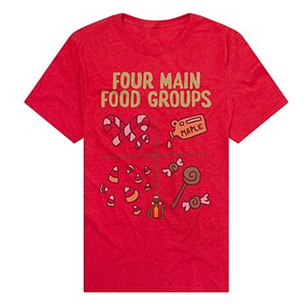 Men's Elf The Four Food Groups Graphic Tee