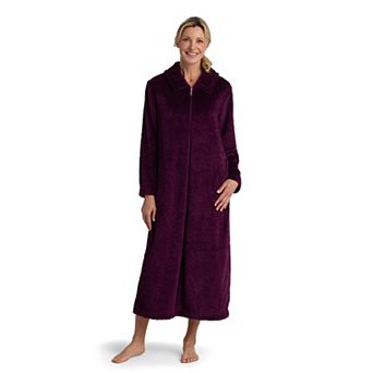 Women's Miss Elaine Essentials French Fleece Long Robe