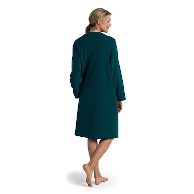 Petite Miss Elaine Essentials Brushed Back Terry Short Robe