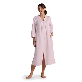 Women's Miss Elaine Essentials Brushed Back Satin Long Robe