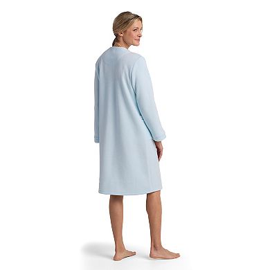 Women's Miss Elaine Essentials Micro Fleece Short Robe