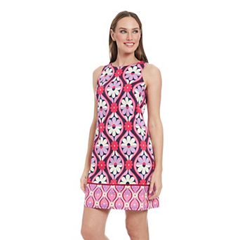 Petite London Times Sleeveless Sateen Shift Mini Dress