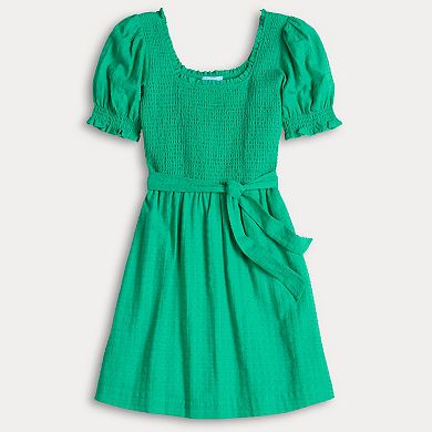 Women's Draper James Puff Sleeve Squareneck Dress