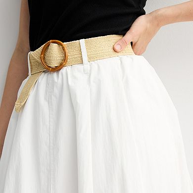 Women's Draper James Belted Linen Skirt