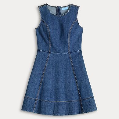 Women's Draper James Sleeveless A-Line Denim Dress