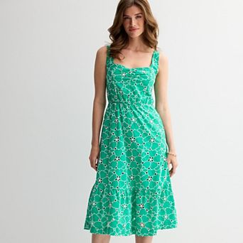 Women's Draper James Embroidered Midi Dress