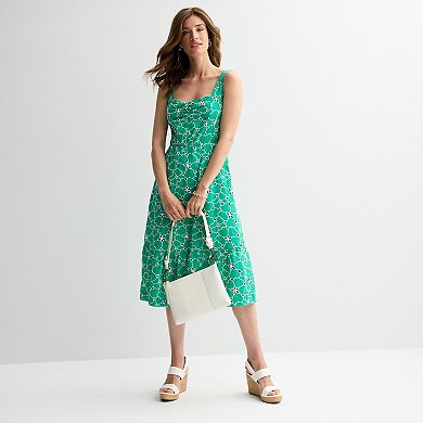 Women's Draper James Embroidered Midi Dress