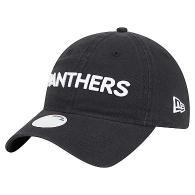 Women's New Era Black Carolina Panthers Cece 9TWENTY Adjustable Hat