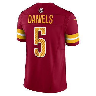 Men's Nike Jayden Daniels Burgundy Washington Commanders Vapor F.U.S.E. Limited Jersey