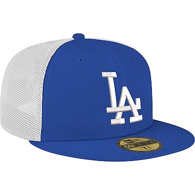 Men's New Era Royal Los Angeles Dodgers Team Color 59FIFTY Trucker Fitted Hat