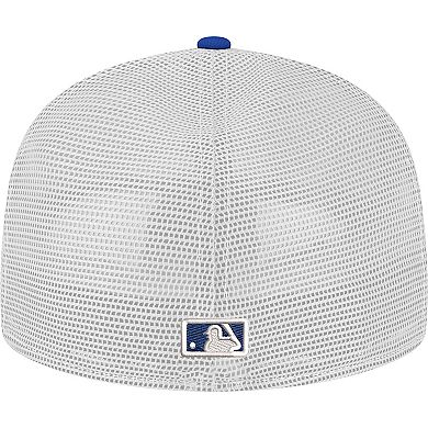 Men's New Era Royal Los Angeles Dodgers Team Color 59FIFTY Trucker Fitted Hat