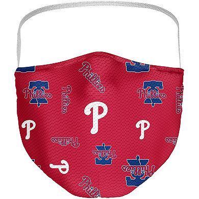 Adult Fanatics Philadelphia Phillies All Over Logo Face Covering 3-Pack
