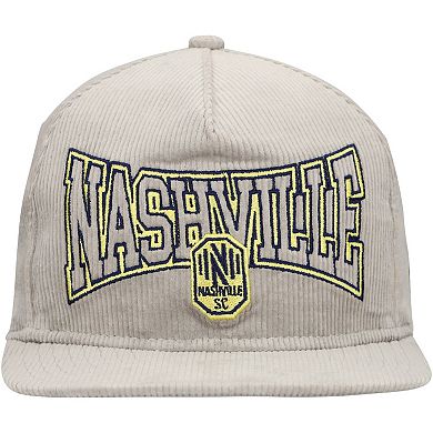 Men's New Era Gray Nashville SC Corduroy Golfer Adjustable Hat