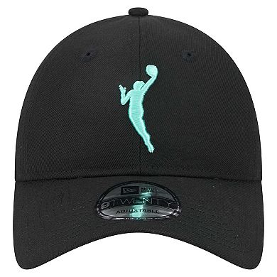 Men's New Era Black New York Liberty 9TWENTY Adjustable Hat
