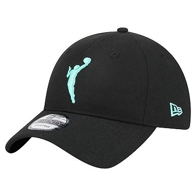 Men's New Era Black New York Liberty 9TWENTY Adjustable Hat