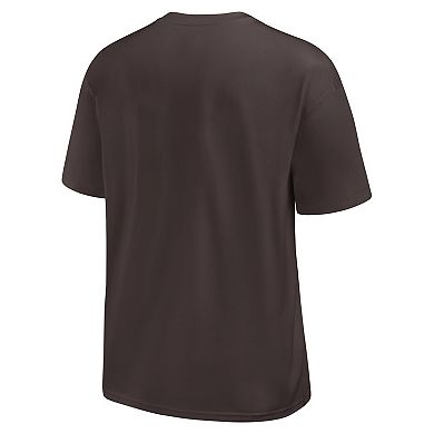 Men's Nike Brown Cleveland Browns Rewind Heavy Max 90 Pocket T-Shirt