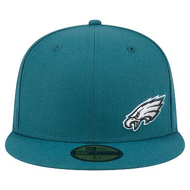 Men's New Era Midnight Green Philadelphia Eagles Flawless 59FIFTY Fitted Hat