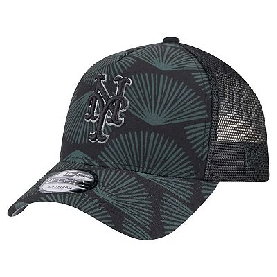 Men's New Era Black New York Mets 9FORTY A-Frame Trucker