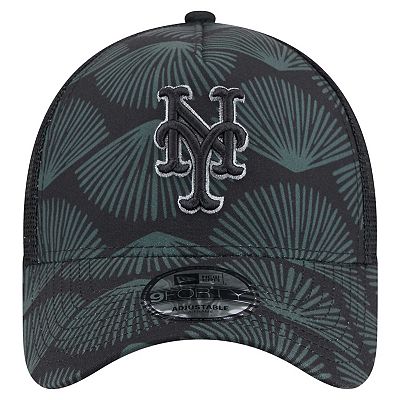 Men's New Era Black New York Mets 9FORTY A-Frame Trucker