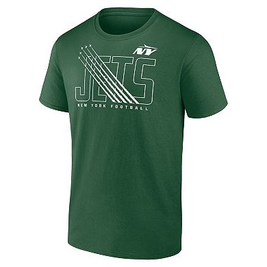 Men's Fanatics Green New York Jets Hometown Rushing Yards T-Shirt