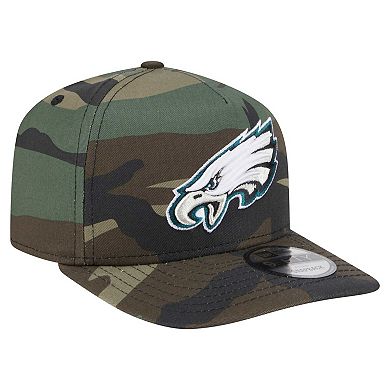 Men's New Era Camo Philadelphia Eagles Woodsy 9FIFTY Snapback Hat