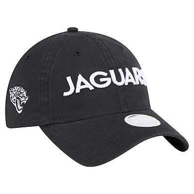 Women's New Era Black Jacksonville Jaguars Cece 9TWENTY Adjustable Hat