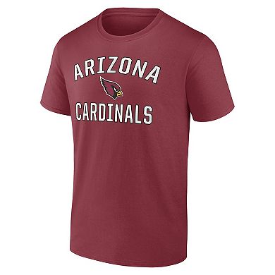 Men's Fanatics Cardinal Arizona Cardinals Victory Arch T-Shirt