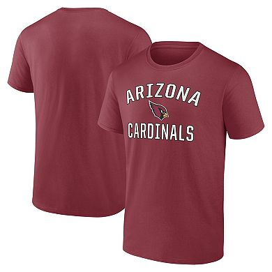 Men's Fanatics Cardinal Arizona Cardinals Victory Arch T-Shirt